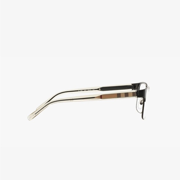 Burberry BE 1289‎ Black Metal Rectangle Eyeglasses - Picture 6 of 8